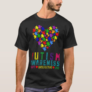Peace Love Autism Awareness Pop It Fidget Toy Auti T-shirt