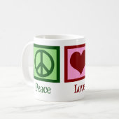 Peace Love Baby Boy Koffiemok (Voorkant links)