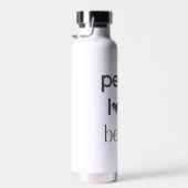 Peace Love Beach Lover | Premium Modern Statement Waterfles (Rechts)