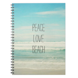 Peace Love Beach Notitieboek