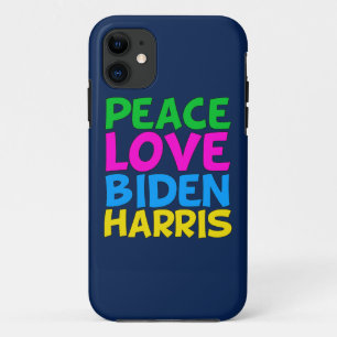 Peace Love Biden Harris iPhone 11 Hoesje