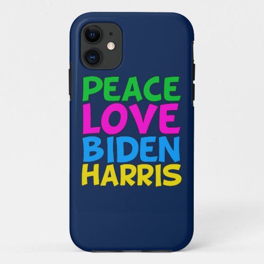Peace Love Biden Harris Case-Mate iPhone Case (Achterkant)