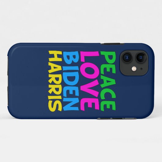 Peace Love Biden Harris Case-Mate iPhone Case (Achterkant (horizontaal))