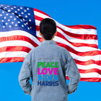 Peace Love Biden Harris Election 2024