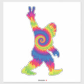 Peace Love Bigfoot - Bigfoot Lovers Sticker (Vel)
