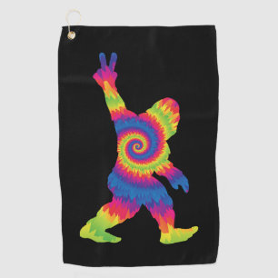 Peace Love Bigfoot - Grotevoetliefhebbers Golfhanddoek