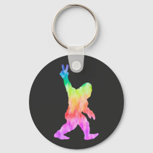 Peace Love Bigfoot Sleutelhanger