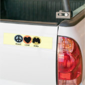 Peace Love Bird Bumpersticker (Op Truck)