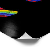 "Peace Love & Boston Terriers" Pop Art Poster Perfect Poster (Hoek)