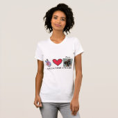 Peace Love Boxers Hondenbezitters T-shirt (Voorkant volledig)