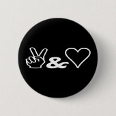 Peace & Love Button (Voorkant)