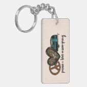 Peace Love Camping Sleutelhanger (Voorkant Links)