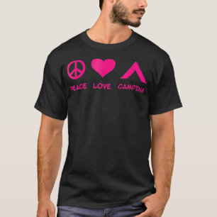 Peace Love Camping T-shirt