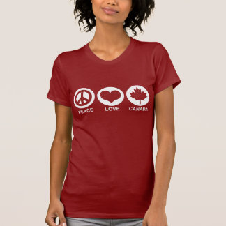Peace Love Canada T-shirt