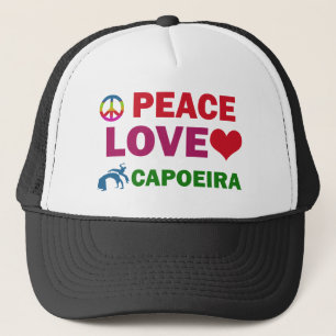 Peace Love Capoeira Trucker Pet