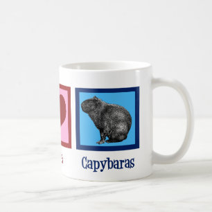 Peace Love Capybaras Koffiemok