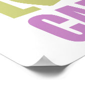 Peace Love Cardio Poster (Hoek)