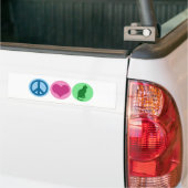 Peace Love Cats Bumpersticker (Op Truck)