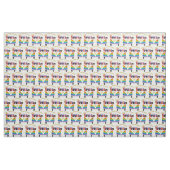 Peace Love Cavaliers Le Roi Charles Spaniel Tissu (Fat Quarter)