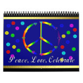 Peace, Love, Celebrate Kalender (Hoes)