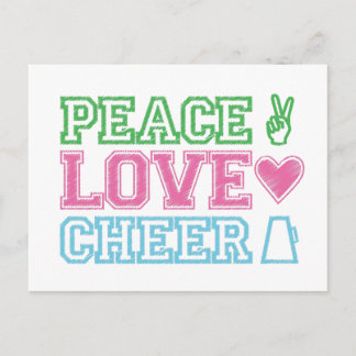 peace.love.cheer briefkaart