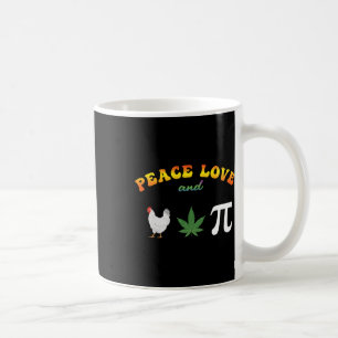Peace Love Chicken Pot Pi Day Koffiemok