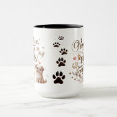 Peace Love Chiens Mug (Centre)