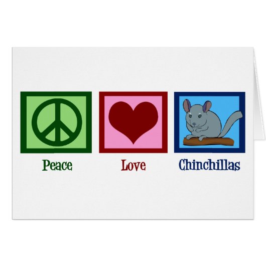 Peace Love Chinchillas (Devant horizontal)