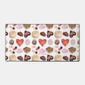 Peace Love Chocolate Candy Coeur Motif (Recto)