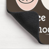 Peace Love Chocolate Mousepad Muismat (Hoek)