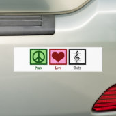 Peace Love Choir Bumpersticker (Op auto)