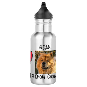 Peace Love Chow verkiest Hondenliefhebbers Waterfles