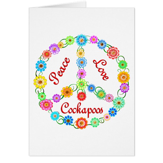 Peace Love Cockapoos (Voorkant)