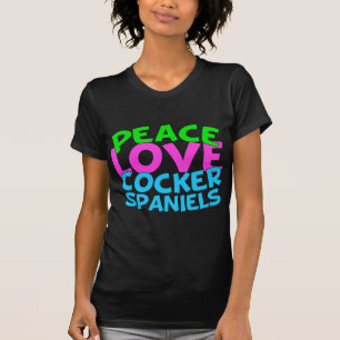 Peace Love Cocker Spaniels T-shirt
