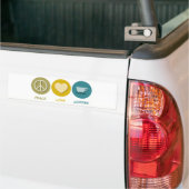 Peace Love Coffee Bumpersticker (Op Truck)