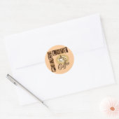 PEACE LOVE COFFEE RONDE STICKER (Envelop)