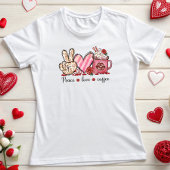 Peace Love Coffee, Valentijn T-shirt