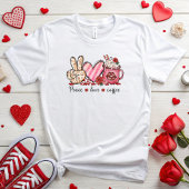 Peace Love Coffee, Valentijn T-shirt