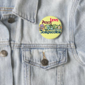 Peace Love Compassion-Button Ronde Button 5,7 Cm (In situ)