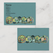 Peace Love Compastion Visitekaartje (Voorkant / Achterkant)