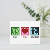 Peace Love Consulting Briefkaart (Staand voorkant)