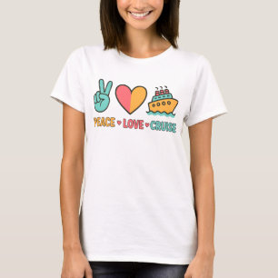 Peace Love Cruise Vakantie T-shirt