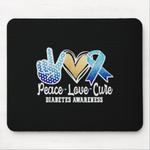 Peace Love Cure Diabetes Awareness Muismat