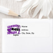 Peace Love Cure Lupus Etiket (Insitu)