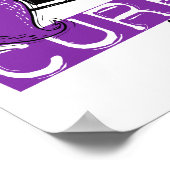 Peace Love Cure Lupus Poster (Hoek)