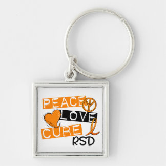 Peace Love Cure RSD Reflex Sympathetic Dystrofie Sleutelhanger