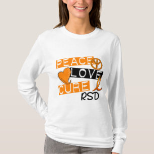 Peace Love Cure RSD Reflex Sympathetic Dystrofie T-shirt