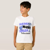 Peace Love Cure Scleroderma T-shirt (Voorkant volledig)