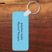 Peace Love Custom Physical Therapist Sleutelhanger (Achterkant)