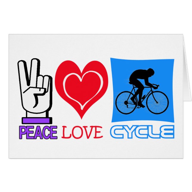 PEACE LOVE CYCLUS (Voorkant Horizontaal)